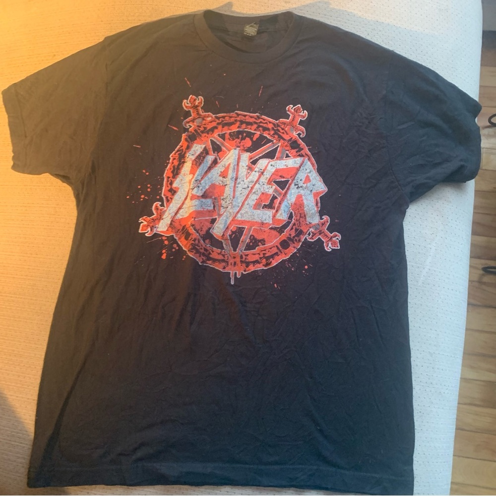 Slayer band tee. Large.